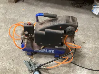 Kompressor med udstyr