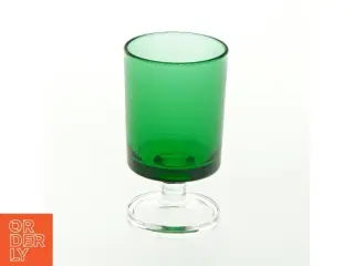 Grønt glas (str. H. 7 cm. ø 4 cm)