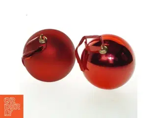 Røde julekugler (str. Ø 10 cm)