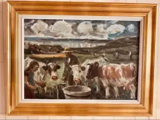 Anders Hune 1894-1968 oliemaleri