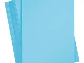 Lys Blå A4 Karton 180g - 100 Ark til Kreative Projekter