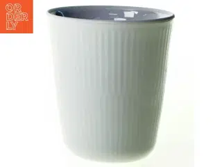 Hvid Riflet TERMOKOP, 499 fra Royal Copenhagen (str. 10 x 9 cm)