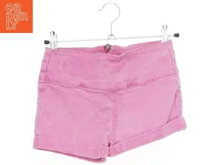 Rosa shorts med lynlås fra Queenz (str. 128)