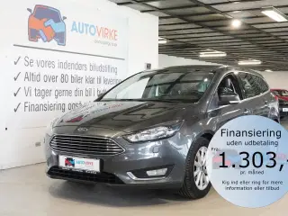 Ford Focus 1,0 EcoBoost Titanium 125HK Stc 6g
