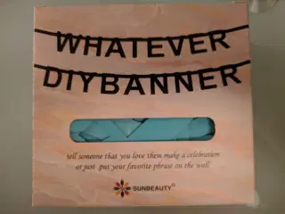 Bogstavsbanner Multifarvet 