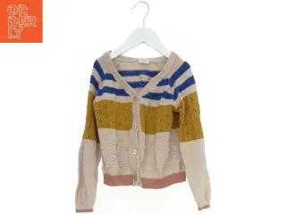 Strikket flerfarvet cardigan fra Hust & Claire (str. 104)