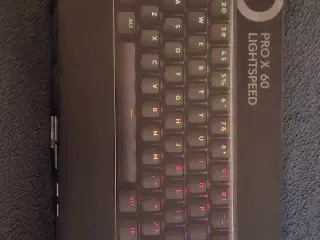 LOGITECH PRO X 60 LIGHTSPEED TASTATUR - Sort