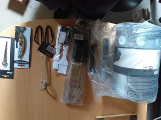 Start set til grill der medfølger det der ses på b