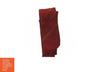 Rød slips med mønster (str. 150 cm)