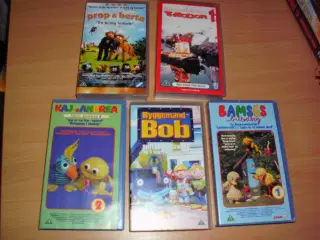 Børnefilm 4 stk VHS 