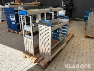 Reol til varebil Sortimo - 2 enheder