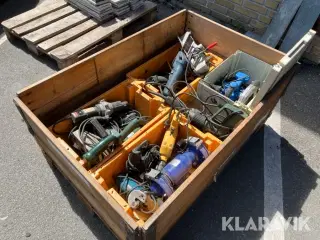 Assorteret elværktøj - 1 palle