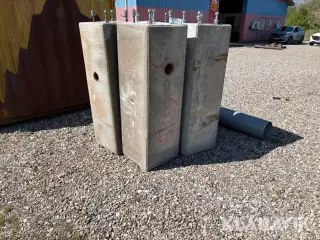 Fundamenter til elmaster DAV E-40 5 enheder