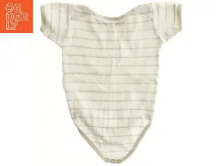 Kortærmet bodystocking med striber (str. 68)