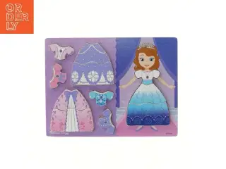 Disney prinsesse påklædningspuzzle fra Melissa & Doug (str. 30x22,5 cm)
