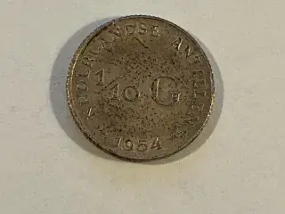 1/10 G Netherlands Antilles 1954