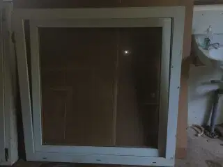 Plastvindue med 1 lag glas