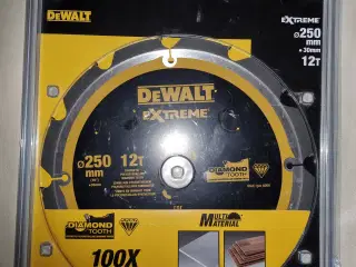 Rundsav, Dewalt klinge 250mm x 30mm x 12T