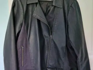 "Læder" jakke