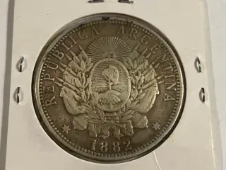 1 peso 1882 Argentina