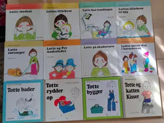 12 Stk. Totte - Lotte Bøger