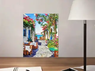 * Lærredsmaleri/tryk; Middelhavet