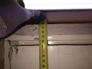 Gammel patineret dør