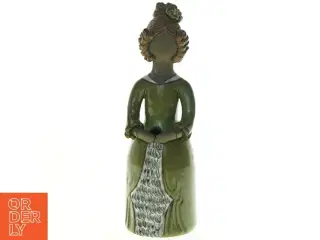 Keramikfigur, kvinde (str. 27 x 9 cm)