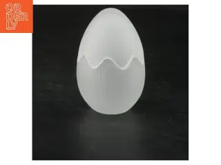 Dekorativt glas æg (str. 9x5 cm)