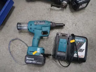 Akku håndværktøj MAKITA DRV250 med batteri og lader