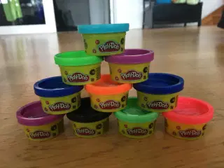 10 stk. Play-Doh i forskellige farver