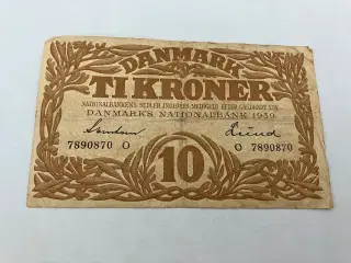 10 Kroner 1939 O