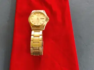 seiko herreur guldbelagt