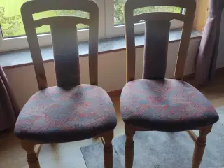 2 nye stole af fyrretræ 