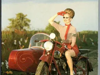 Summertime - Motorcykel - Postkort - Brugt