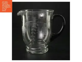 Retro Glaskande (str. H. 16,5 cm. ø. 13,5 cm)