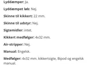 Black ops luftgevær