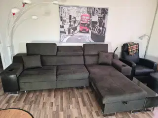 MAXI Sofa med chaiselong