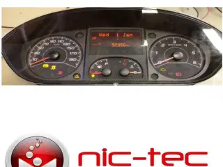 Reparation af speedometer og kombi-instrument til Fiat Ducato, Citroën Jumper, Peugeot Boxer mf