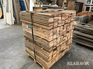 Gulv Fyrretræ 100cm ca 400 stk
