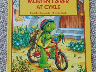 Morten lærer at cykle