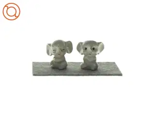 Dekorativ elefantfigurer (2 stk.) fra Ukendt (str. LBH: 4x4x7,5cm)