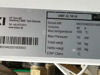 Komplet gasfyr -  Baxi VBF-G 50H