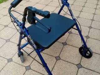 ROLLATOR blå metallik