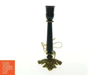 Guldbelagt bordlampe (str. H. 25 cm)