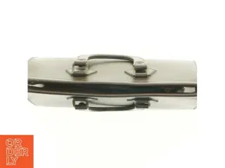 Vintage læder håndtaske (str. 41 x 25 cm)