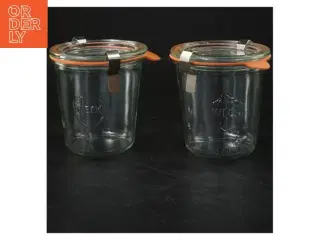 Weck syltetøjsglas med låg fra Weck (str. 9,5 cm)