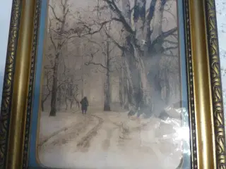 A Andersen-Lundby 1882 - Mand på skovsti