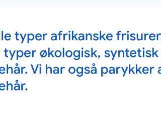 Hår til fest og hverdag 