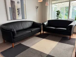 Mogens Hansen 3+2 lædersofaer